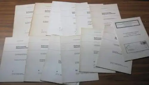 Arbeitsgemeinschaft im Bund Deutscher Philatelisten e. V. in der Poststempel Gilde Rhein Donau.   J. Hennies u. a: Nachverwendete Altdeutschland Stempel, Hefte 1 11:.. 