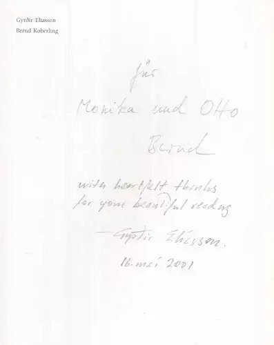 Koberling, Bernd (Illustr.) - Gyroir Eliasson (Text): Gyroir Eliasson: Das Blueshorn - Aus dem Isländischen von Gert Kreutzer // Bernd Koberling: Wasserfarben. 