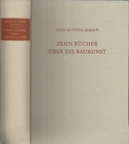 Zehn Bücher über die Baukunst. Ins Deutsche übertragen, eingegeitet und mit Anmerkungen und Zeichnungen versehen durch Max Theuer