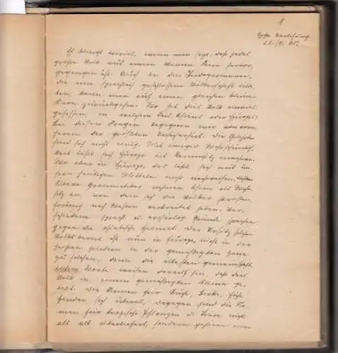 deutsch (handgeschriebene deutsche Sprachlehre und Grammatik).   aus dem Inhalt: Einführung (Seiten 1 25) / die neuhochdeutsche Grammatik / Entwickelung des Ablauts / das.. 