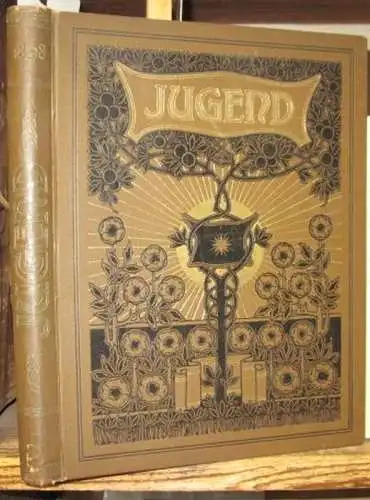 Jugend. - Red.: F. von Ostini. - ilustriert von Max Liebermann, Rudolf Wilke, Julius Diez, Fritz Erler, Walther Caspari, Hans Christiansen u. a. - mit Texten von Multatuli (Eduard Douwes Dekker), Otto Julius Bierbaum, Julie Sailer, Marie von Ebner-Eschenb
