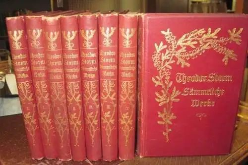 Theodor Storm´s Sämmtliche Werke. Neue Ausgabe in acht Bänden (Theodor Storms sämtliche Werke in 8 Bänden - Bände I.1 - IV.2)