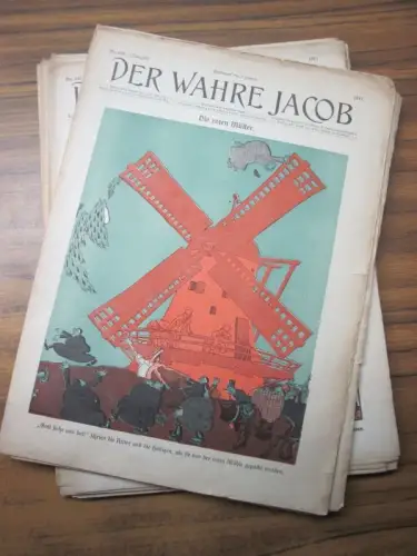 Der wahre Jacob    Jahrgang 1911 komplett mit den 26 Ausgaben Nr. 638   663 aus dem Zeitraum 3. Januar.. 