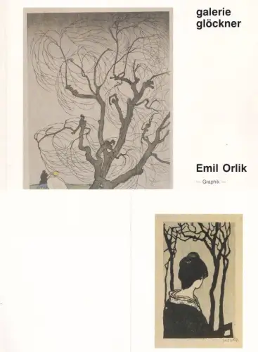 Emil Orik - Graphik : Ausstellung vom 22. Mai bis 11. Juli 1992