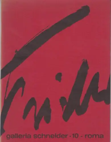 Fred Thieler. - Esposizione/exhibition 1966