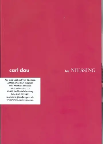 Carl Dau. Objekte, Miniaturen, Schmuck. - Zur Ausstellung 2019