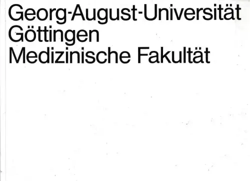 Georg-August-Universität Göttingen - Medizinische Fakultät. Bereich für Untersuchung, Behandlung, Forschung und Theoretische Medizin (erster Bauabschnitt)