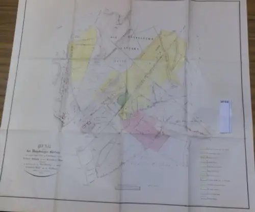 Plan von den Umgebungen Berlins vom rechten Spree-Ufer am Unterbaum bis zur Berliner Feldmark vor dem Rosenthaler Thore besonders in der Beziehung auf die Parcellierung der ehemaligen Caemmerei Heide und des Weddings angefertig 1827  vom  Regr. Conducteur