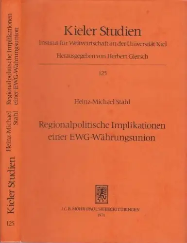 Regionalpolitische Implikationen einer EWG-Währungsunion