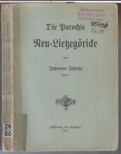 Die Parochie Neu - Lietzegöricke