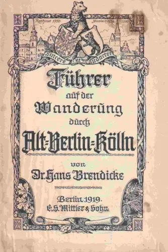 Führer auf der Wanderung durch Alt-Berlin-Kölln