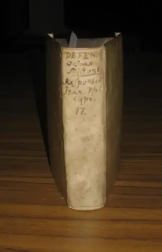Joannis Miltoni Angli pro populo Anglicano defensio Contra Claudii Anonymi, alias Salmasii, Defensionem Regiam. Beigebunden: Ioannis Philippi Angli Responsio ad Apologiam Anonymi cujusdam tenebrionis pro Rege & Populo Anglicano instantissimam