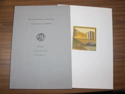 Suite zu 'Sigill' Heft 1, Folge 2: Sieben Holzschnitte von Gerhard Ausborn, zwei Holzschnitte von Peer Wolfram. - numeriert und signiert!
