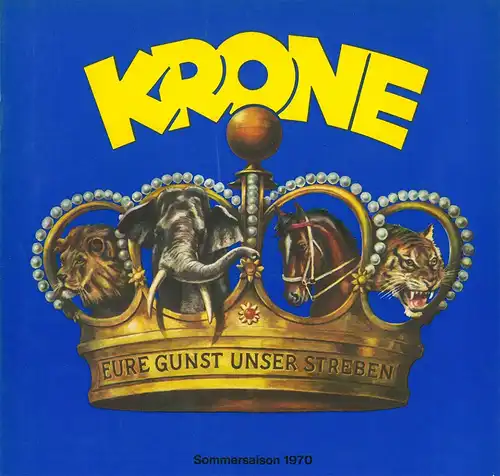 Circus Krone Circus Krone - Programmheft 1970