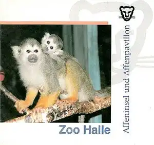 Zoo Halle Infobroschüre (Affeninsel und Affenpavillon)
