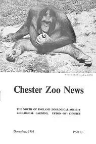 Chester Zoo Chester Zoo News (sitzender Orang Utan), December 1964