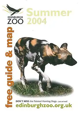 Edinburgh Zoo Free Guide & Map, Summer 2004