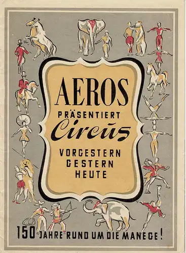 Programmheft 1957 (150 Jahre rund um die Manege). 