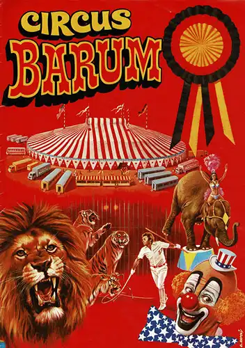 Circus Barum - Programmheft ca. 1986. 