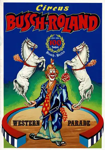 Programmheft Saison 1986 (Western Parade). 