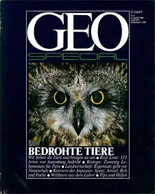 GEO Special. Bedrohte Tiere. Heft 5, 1982. 