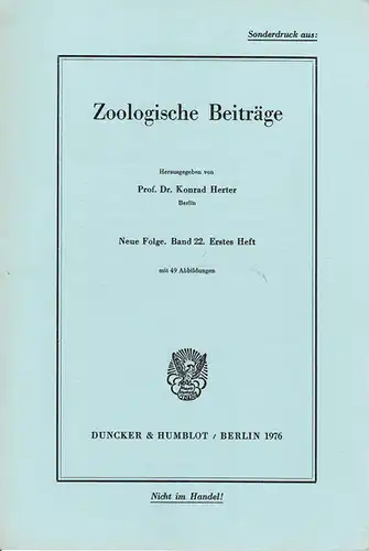 Beitr?ge zur Biologie und Ethologie der Keas (Nestor notabilis) des Z?rcher Zoos. Sonderdruck aus: Zoologische Beitr?ge, N.F. 22 (1): 111-156. 