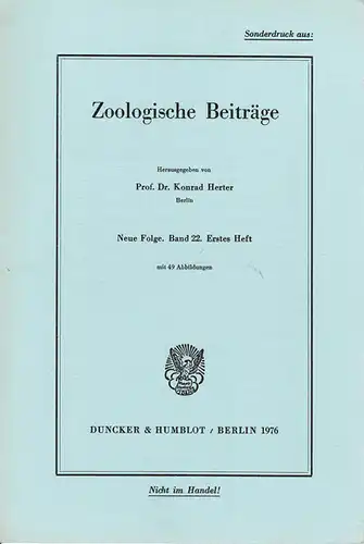 Beiträge zur Biologie und Ethologie der Keas (Nestor notabilis) des Zürcher Zoos. Sonderdruck aus: Zoologische Beiträge, N.F. 22 (1): 111-156. 