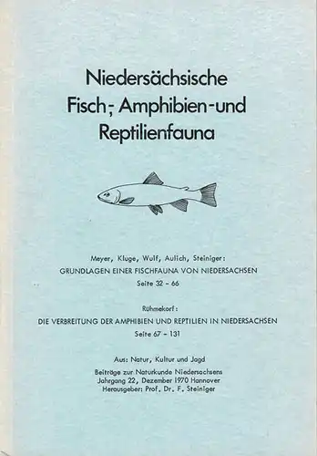 Nieders?chsische Fisch-, Amphibien- und Reptilienfauna. 