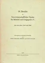 18. Bericht des Naturwissenschaftlichen Vereins für Bielefeld und Umgegend e.V. 