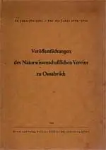 Veröffentlichungen des Naturwissenschaftlichen Vereins zu Osnabrück. 24. Jahresbericht für die Jahre 1936-1940. 