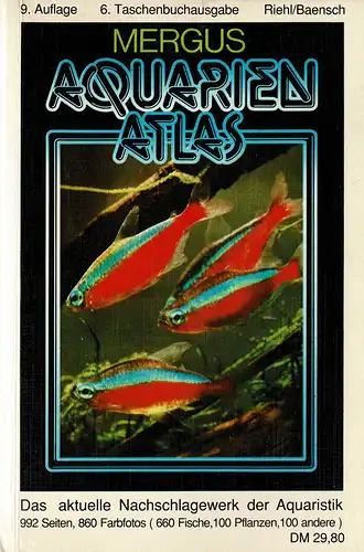 Aquarienatlas 9. Aufl., 6. TB-Ausgabe. 