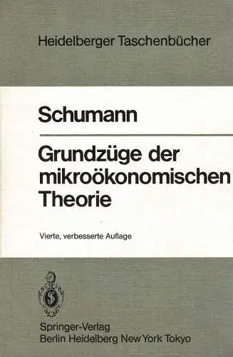 Grundzüge der mikroökonomischen Theorie. 