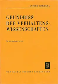 Grundri? der Verhaltenswissenschaften. 