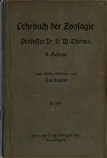 Lehrbuch der Zoologie - Tierkunde, 3. Heft, 8. Auflage Weichtiere etc und Tiergeographie. 