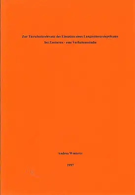 Zur Tierschutzrelevanz des Einsatzes eines Langzeitneuroleptikums bei Zootieren - eine Verhaltensstudie (Dissertation). 