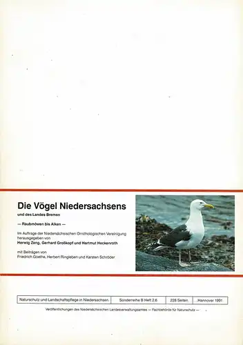 Die V?gel Niedersachsens und des Landes Bremen -Raubm?wen bis Alken. 