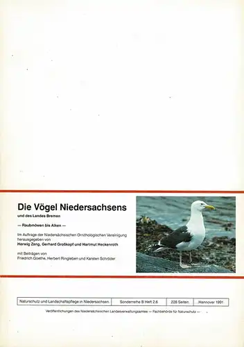 Die Vögel Niedersachsens und des Landes Bremen -Raubmöwen bis Alken. 