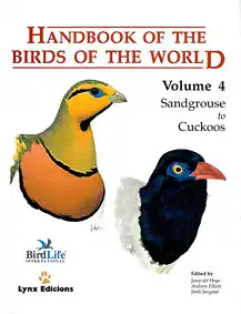 Handbook of the Birds of the World  - Vol. 4: Sandgrouse to Cuckoos. 