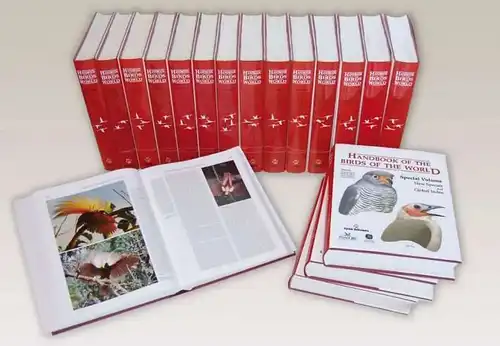 Handbook of the Birds of the World  - Vol. 1 bis 16 komplett (plus special volume. 