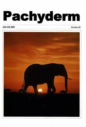 Pachyderm: Jan-Jun 2000: Number 28. 