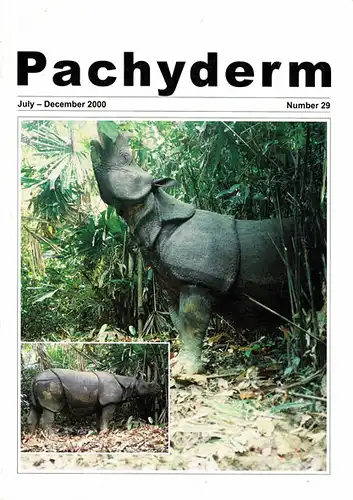 Pachyderm: July-December 2000: Number 29. 