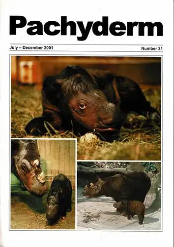 Pachyderm: July-December 2001: Number 31. 