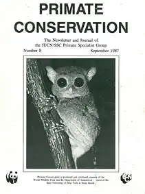 Primate Conservation Nr. 8, Sept. 1987, The Newsletter and Journal of the IUCN/SSC Primate Specalist Group. 