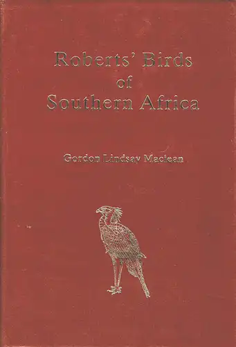 Roberts Birds of Southern Africa. 