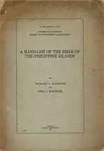 A Hand-List of the Birds of the Philippine Islands. 