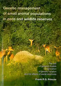 Genetic management of small animal populations in zoos and wildlife reserves. The use of genome models in estimation of genetic variation and the effects of social structures. 