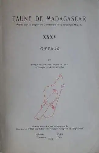 Faune de Madagascar XXXV, Oiseaux, 2 Bände (Textband und Beiband Planches). 