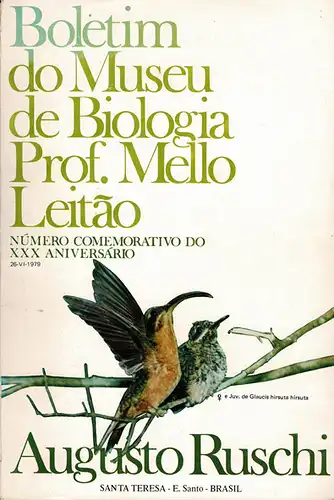 Boletim do Museu de Biologia : Nummero Comemorativo do XXX aniversario. 