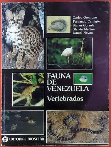 Faune De Venezuela Vertebrados. 