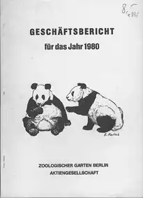 Gesch?ftsbericht f?r das Jahr 1980. 